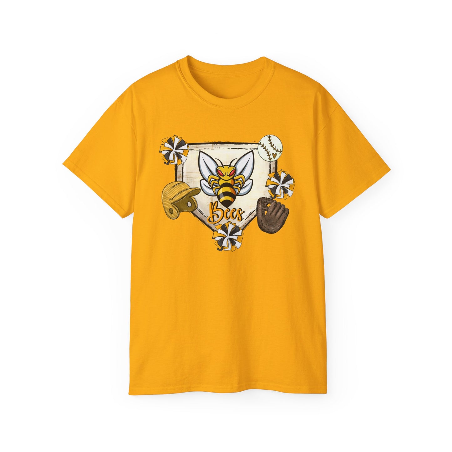 Bees-Apparel Baseball Mat - Unisex Ultra Cotton Tee