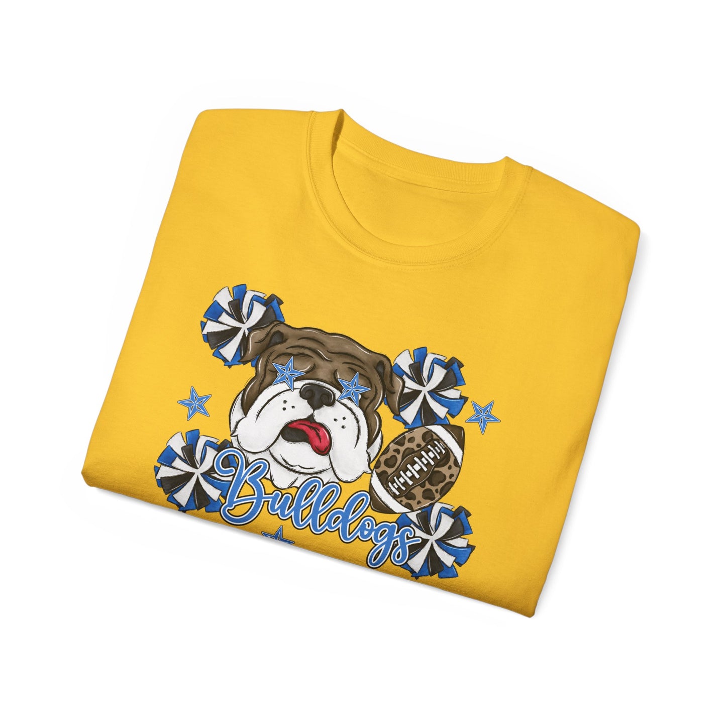 Bulldogs-Apparel Football Graphic/Bulldogs - Unisex Ultra Cotton Tee