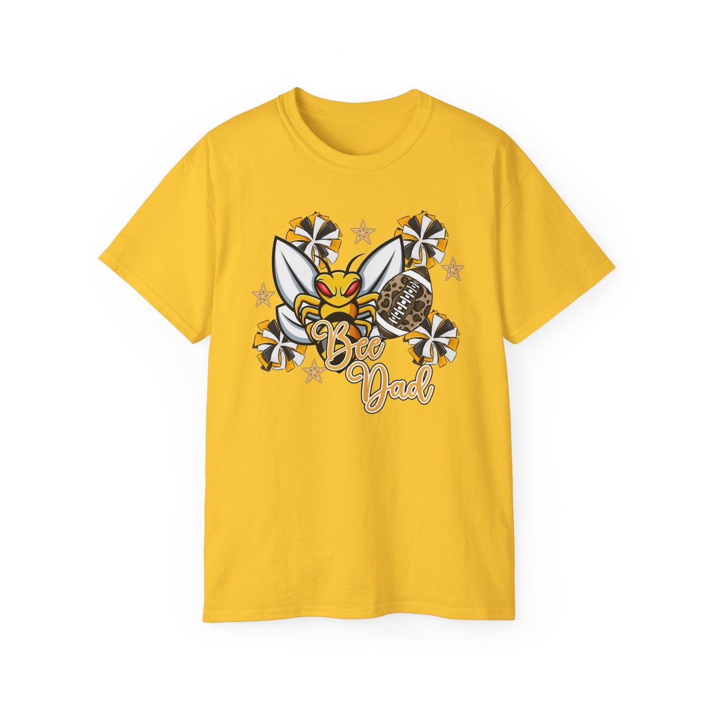 Bees-Apparel Football Graphic/Dad - Unisex Ultra Cotton Tee