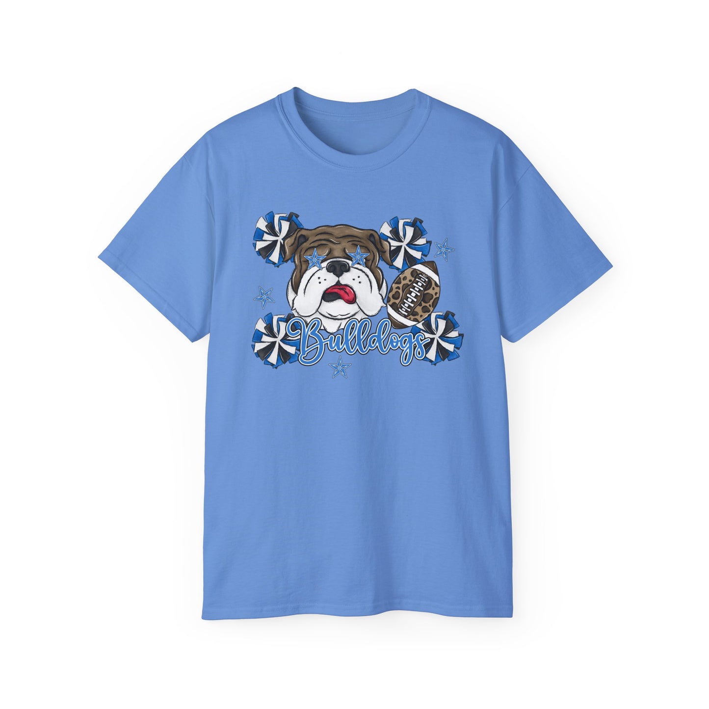 Bulldogs-Apparel Football Graphic/Bulldogs - Unisex Ultra Cotton Tee