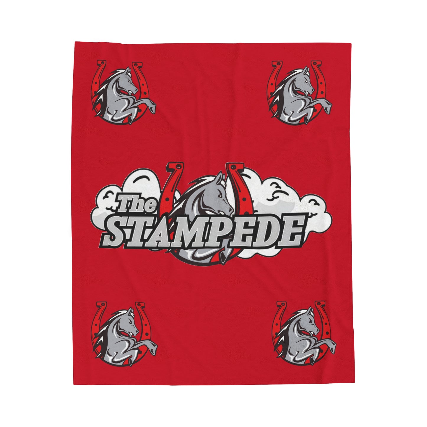 Broncos-Apparel Stampede Velveteen Plush Blanket