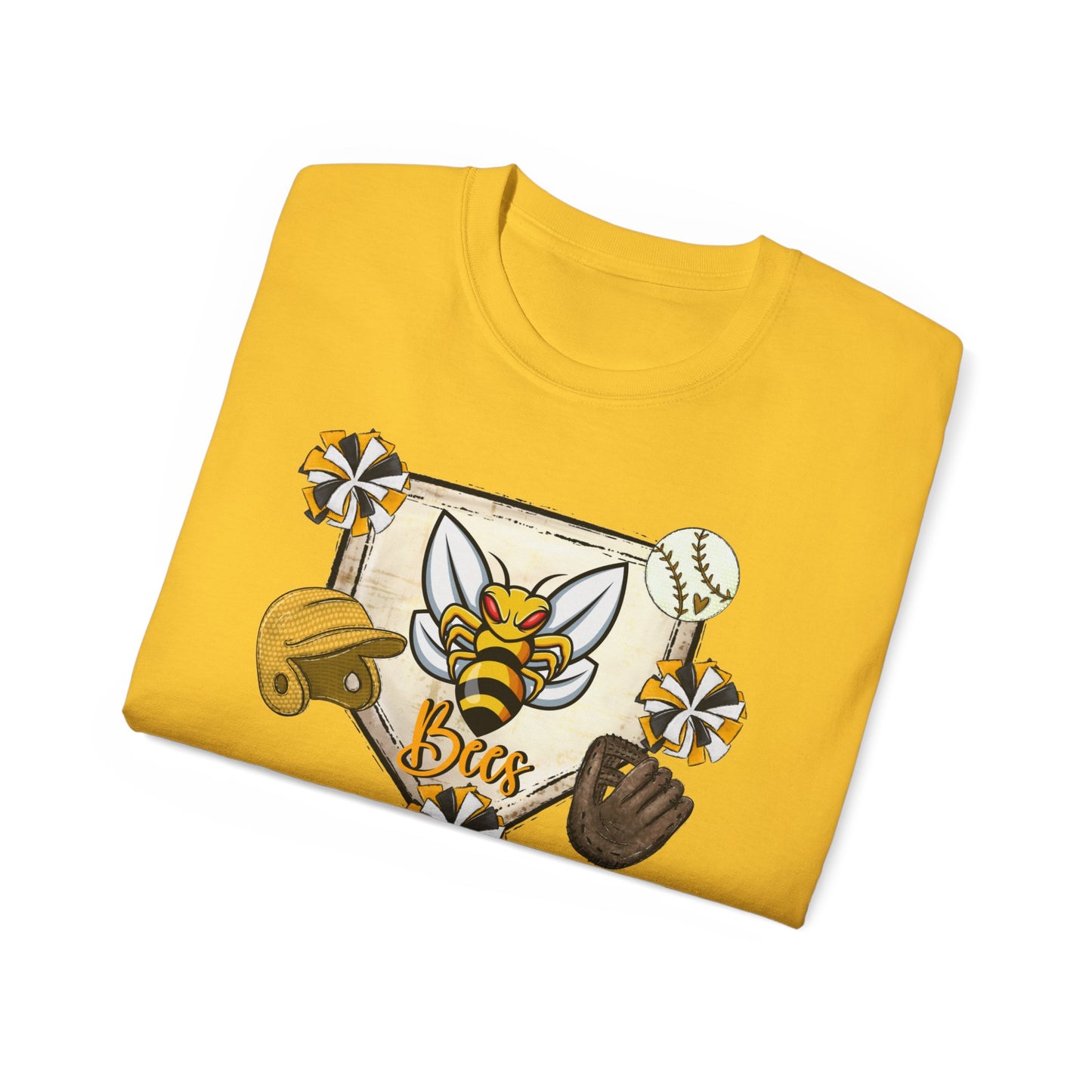 Bees-Apparel Baseball Mat - Unisex Ultra Cotton Tee