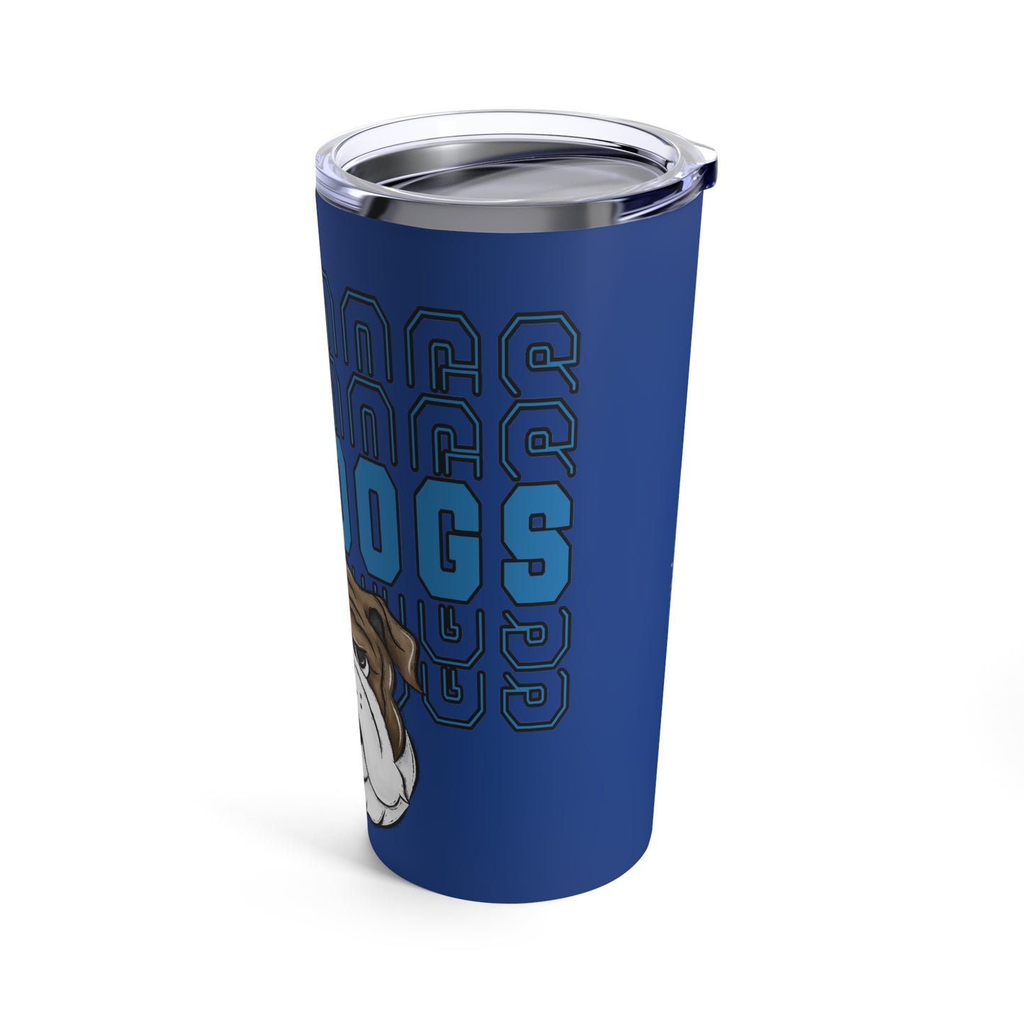 Bulldogs-Drinkware Stackable Font - Tumbler, 20 oz