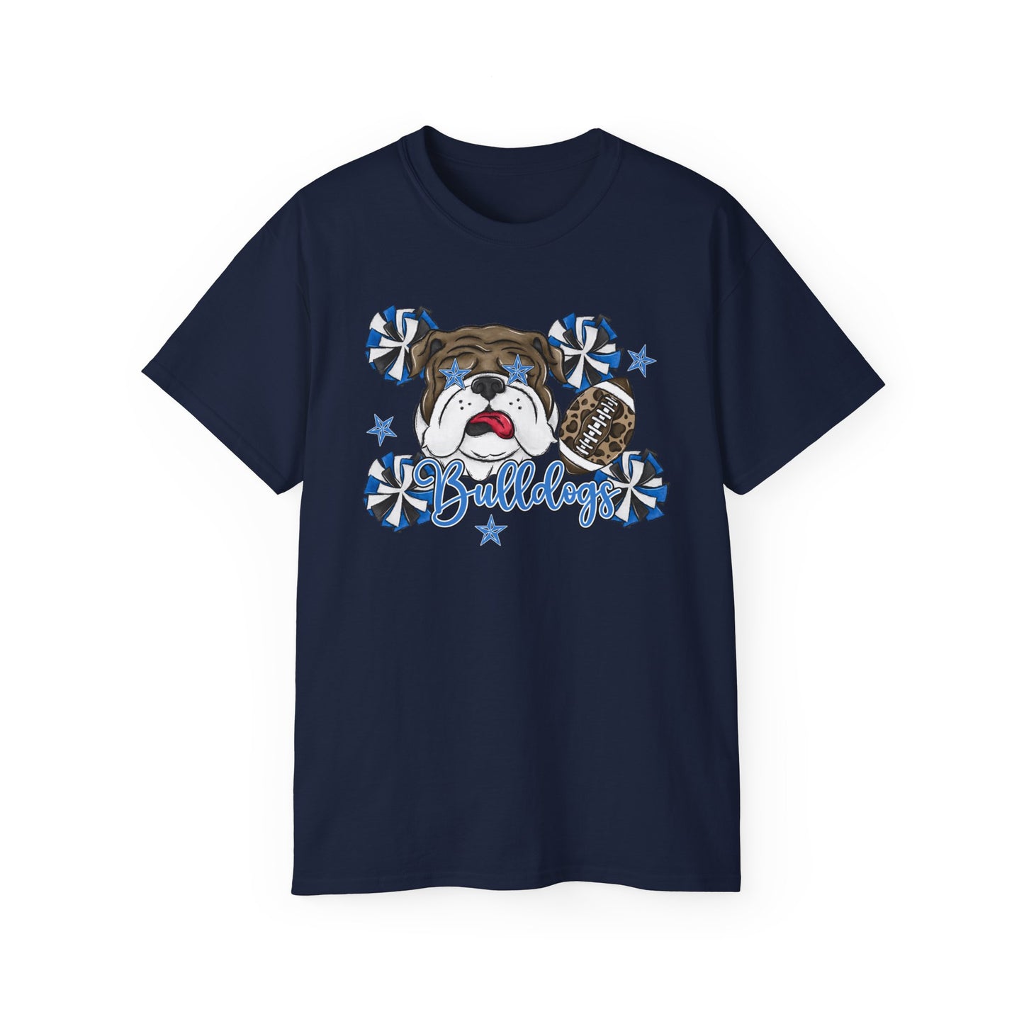 Bulldogs-Apparel Football Graphic/Bulldogs - Unisex Ultra Cotton Tee