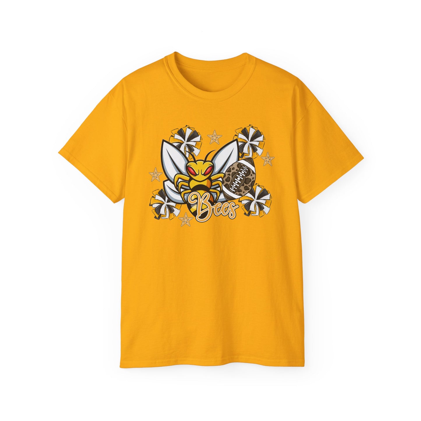 Bees-Apparel Football Graphic/Bees - Unisex Ultra Cotton Tee