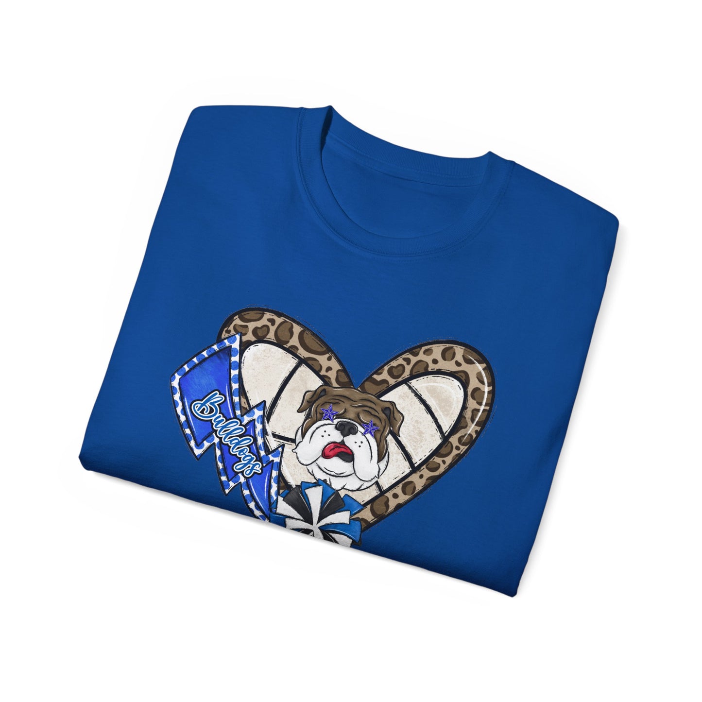 Bulldogs-Apparel Volleyball Heart - Unisex Ultra Cotton Tee