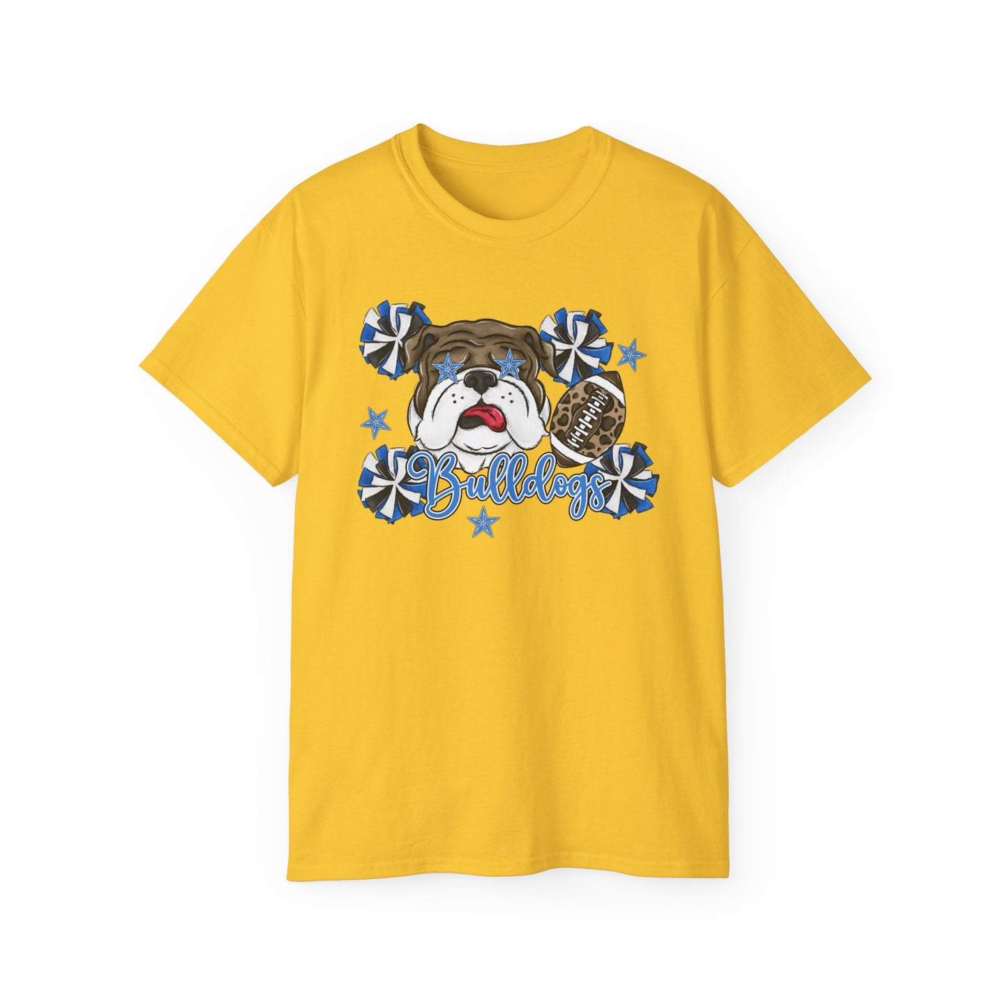 Bulldogs-Apparel Football Graphic/Bulldogs - Unisex Ultra Cotton Tee