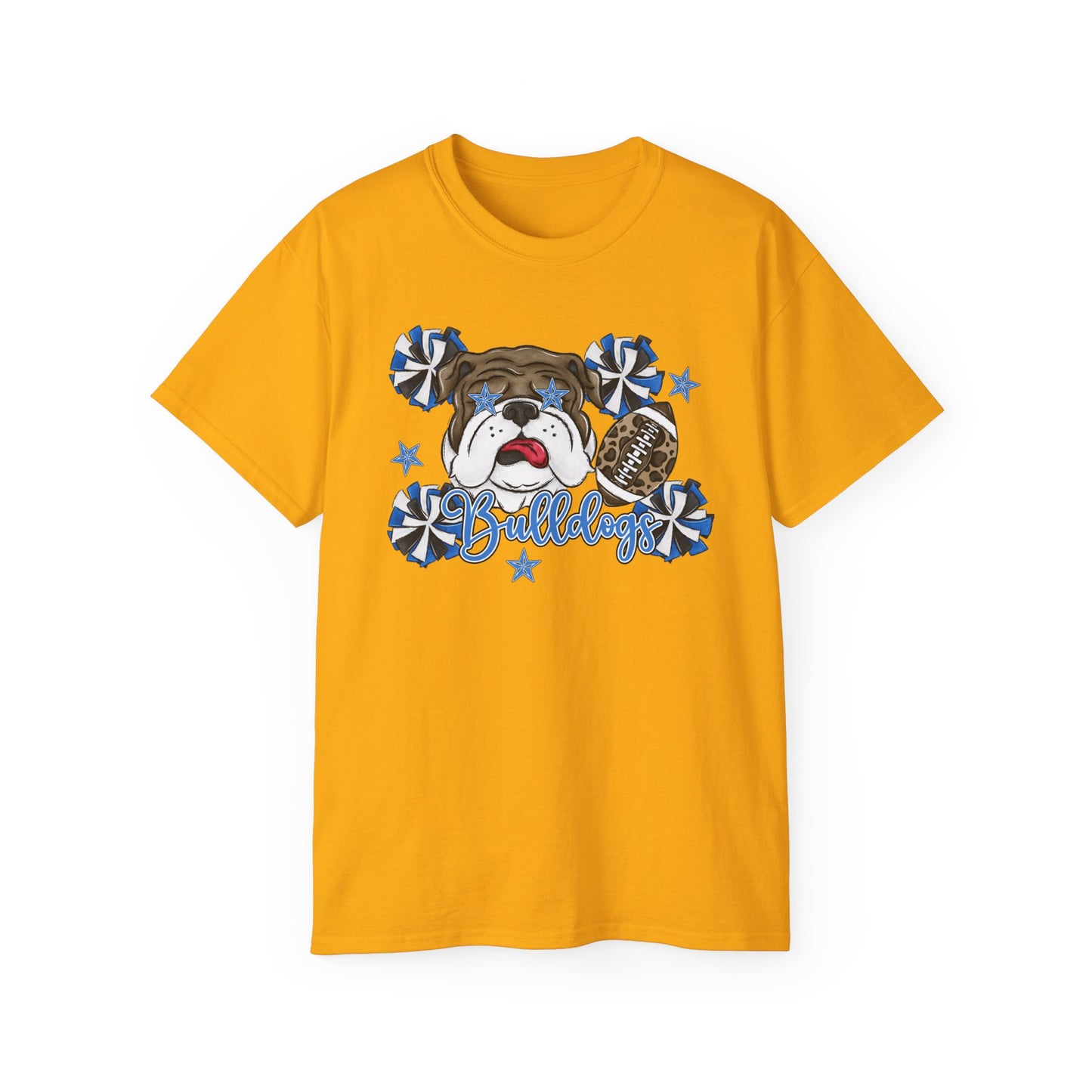 Bulldogs-Apparel Football Graphic/Bulldogs - Unisex Ultra Cotton Tee