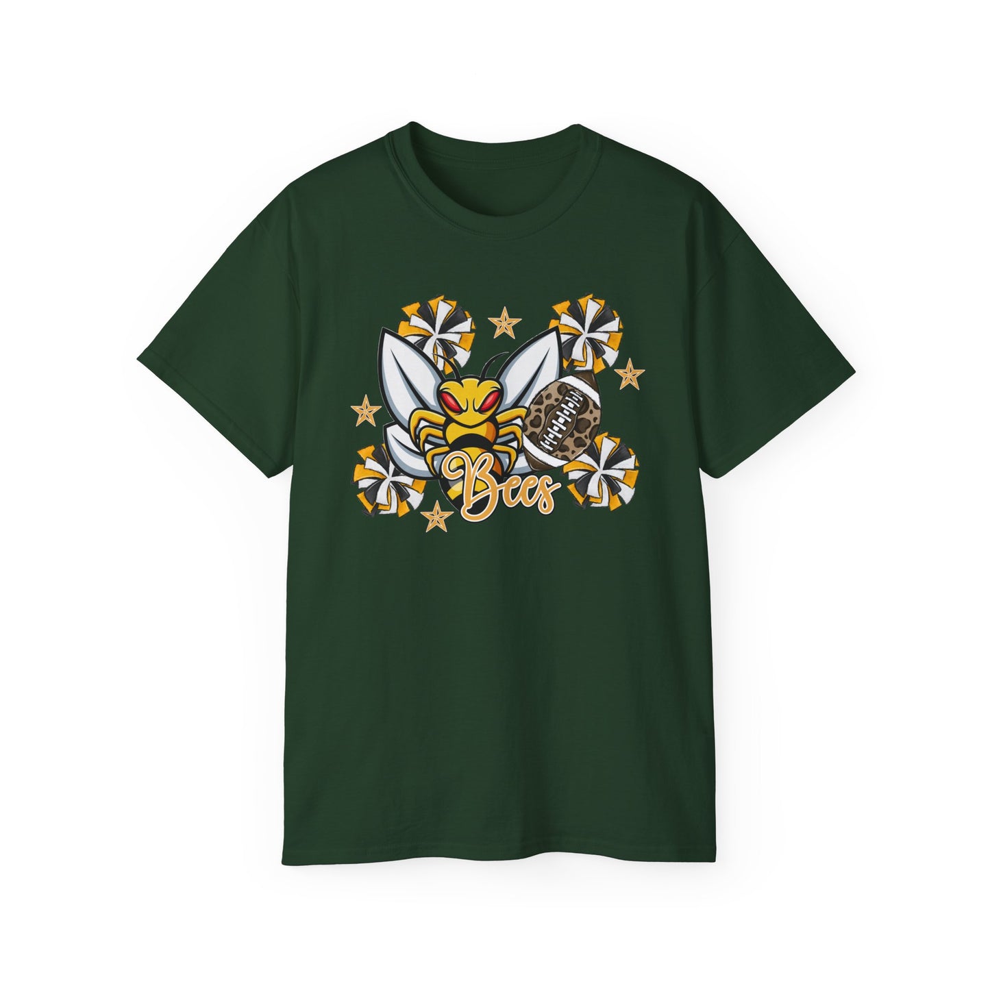 Bees-Apparel Football Graphic/Bees - Unisex Ultra Cotton Tee