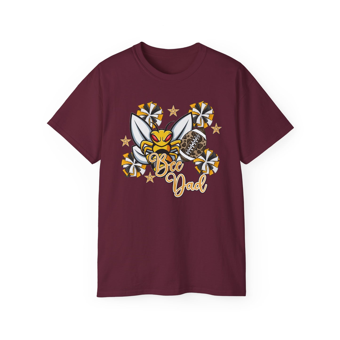 Bees-Apparel Football Graphic/Dad - Unisex Ultra Cotton Tee