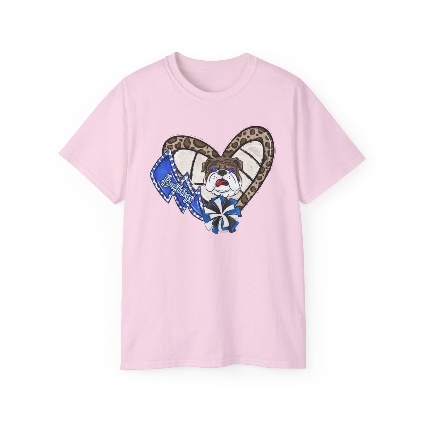 Bulldogs-Apparel Volleyball Heart - Unisex Ultra Cotton Tee