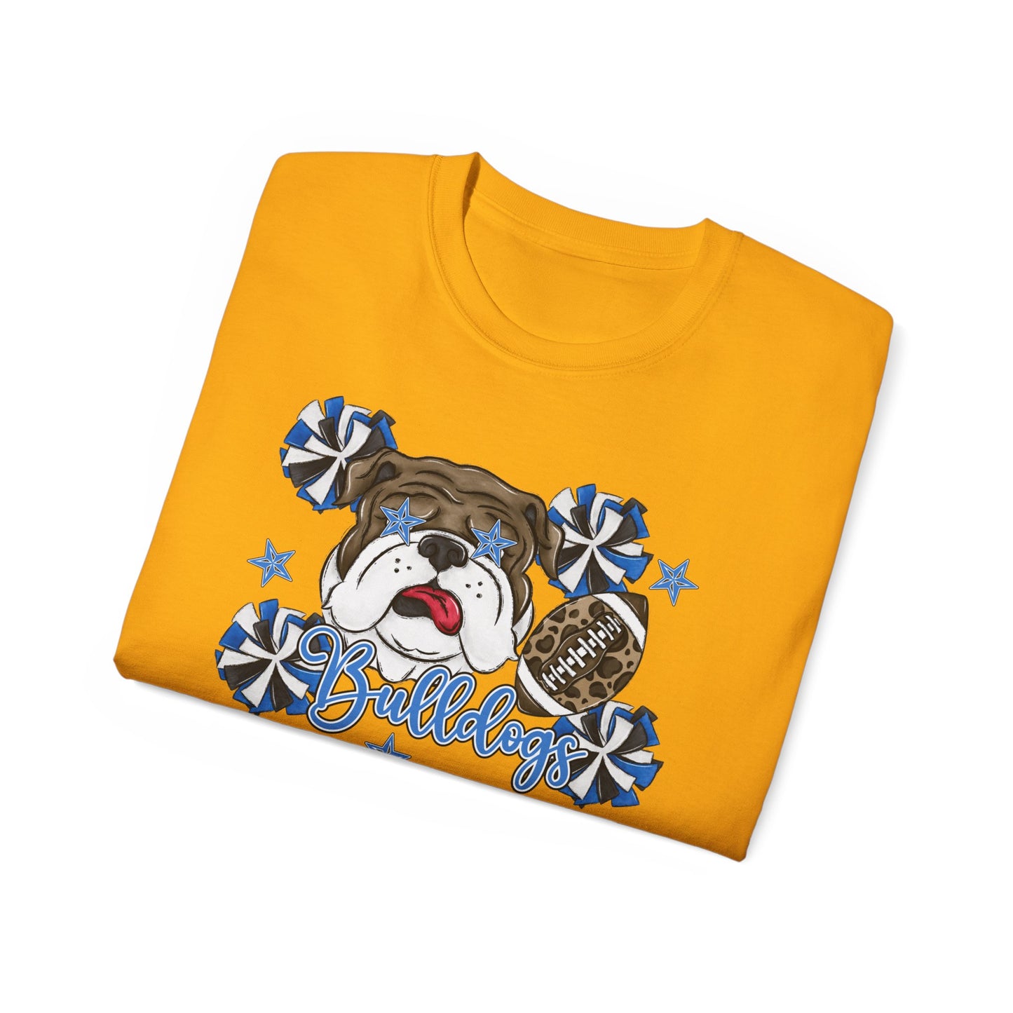 Bulldogs-Apparel Football Graphic/Bulldogs - Unisex Ultra Cotton Tee