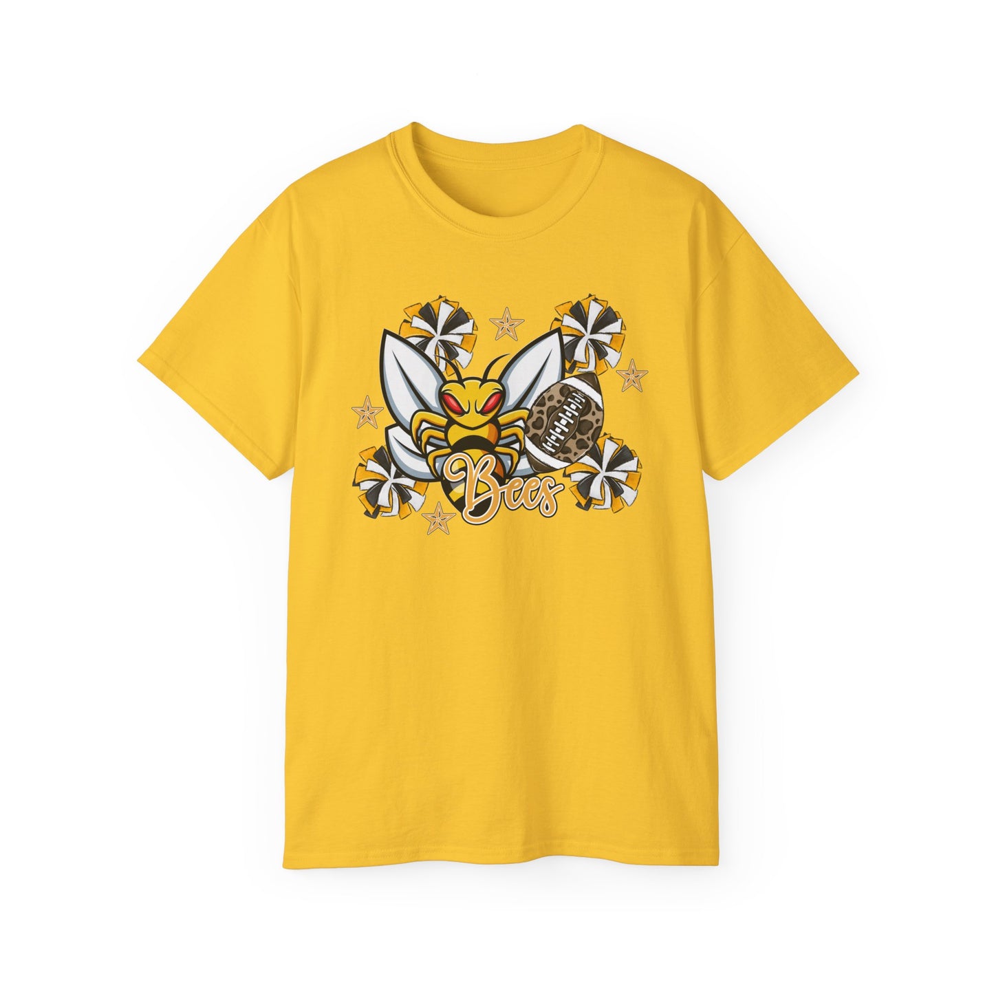 Bees-Apparel Football Graphic/Bees - Unisex Ultra Cotton Tee