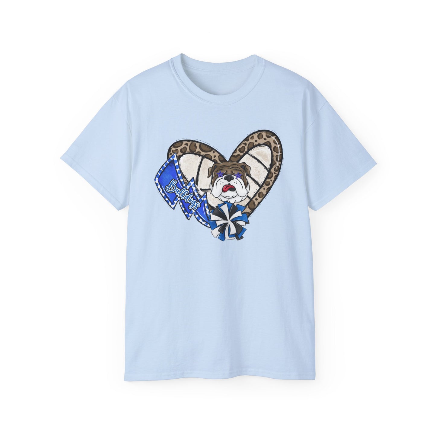 Bulldogs-Apparel Volleyball Heart - Unisex Ultra Cotton Tee