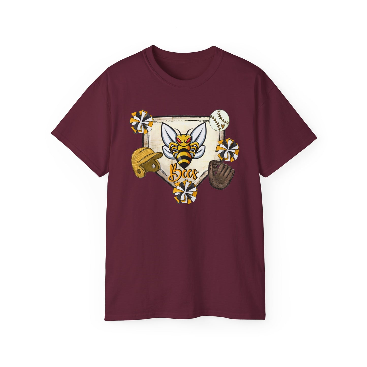 Bees-Apparel Baseball Mat - Unisex Ultra Cotton Tee