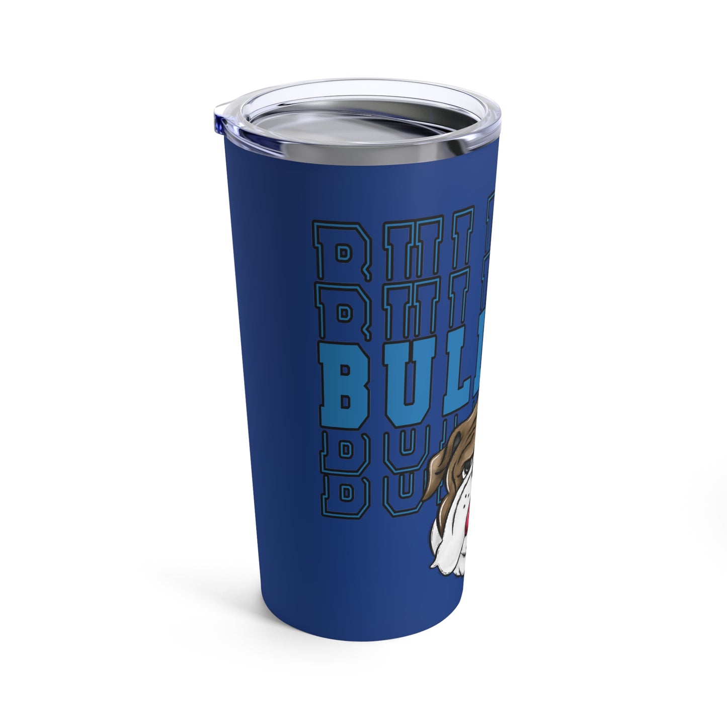 Bulldogs-Drinkware Stackable Font - Tumbler, 20 oz