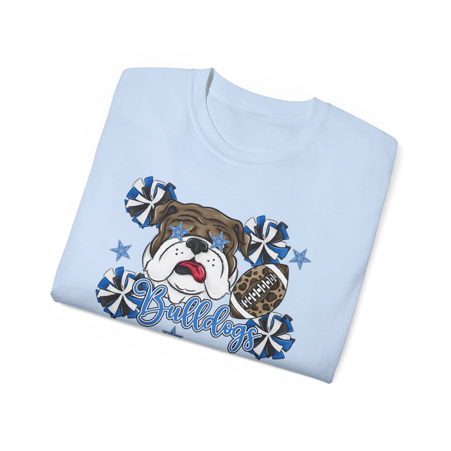 Bulldogs-Apparel Football Graphic/Bulldogs - Unisex Ultra Cotton Tee