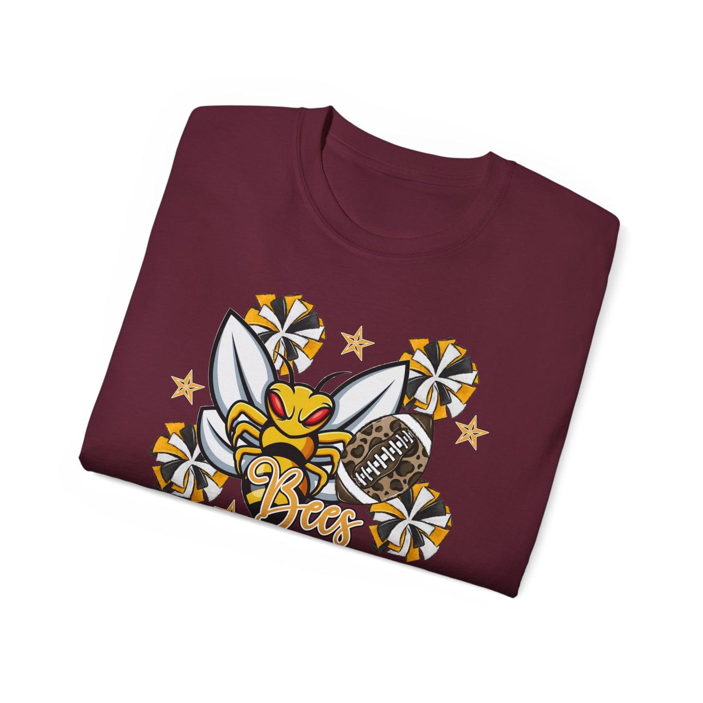 Bees-Apparel Football Graphic/Bees - Unisex Ultra Cotton Tee