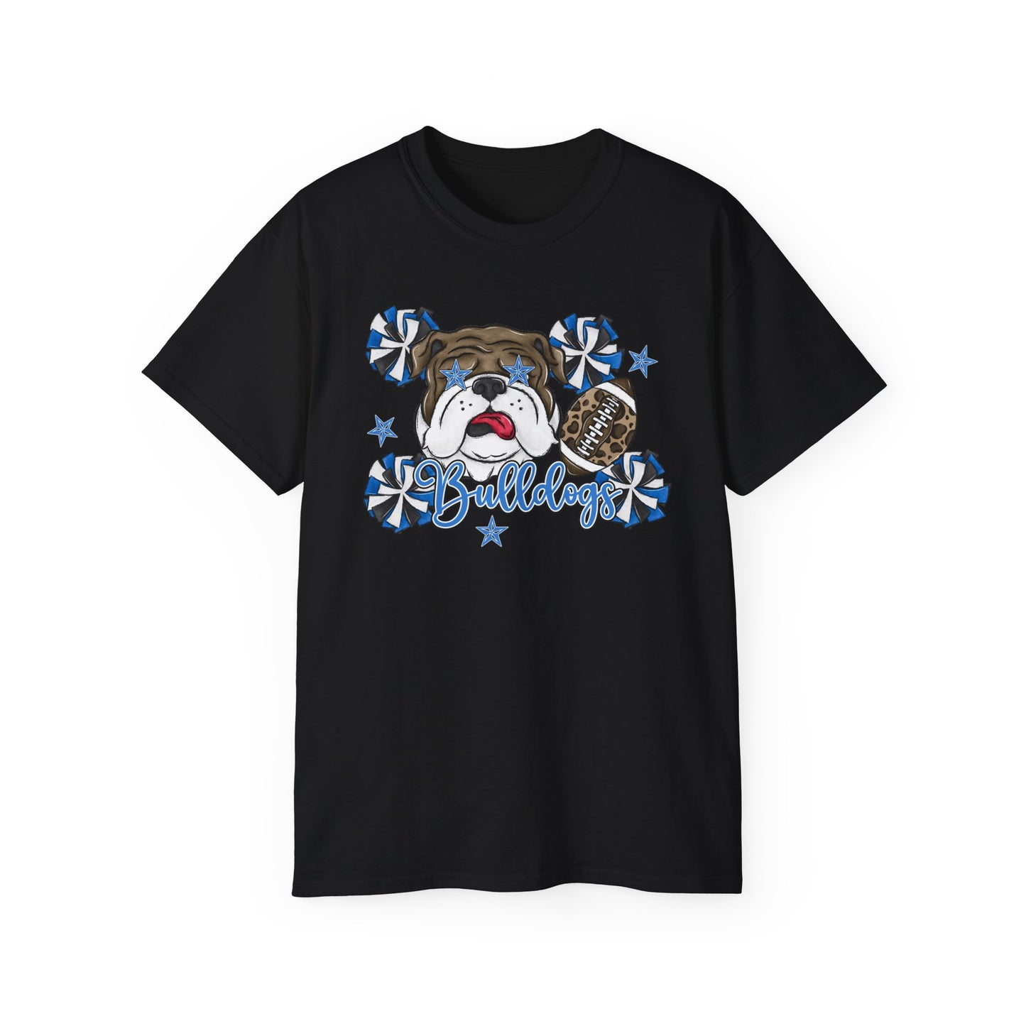 Bulldogs-Apparel Football Graphic/Bulldogs - Unisex Ultra Cotton Tee