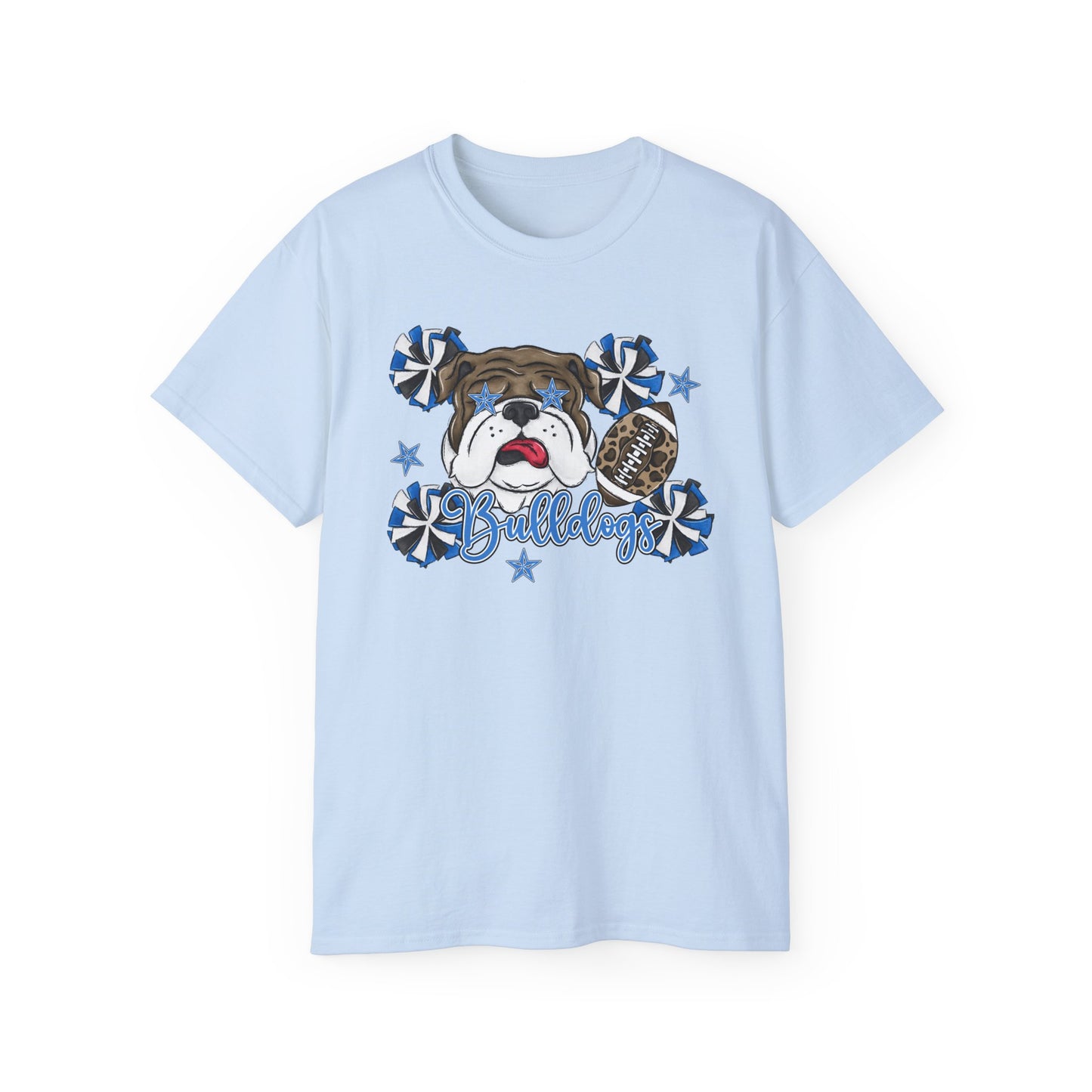 Bulldogs-Apparel Football Graphic/Bulldogs - Unisex Ultra Cotton Tee