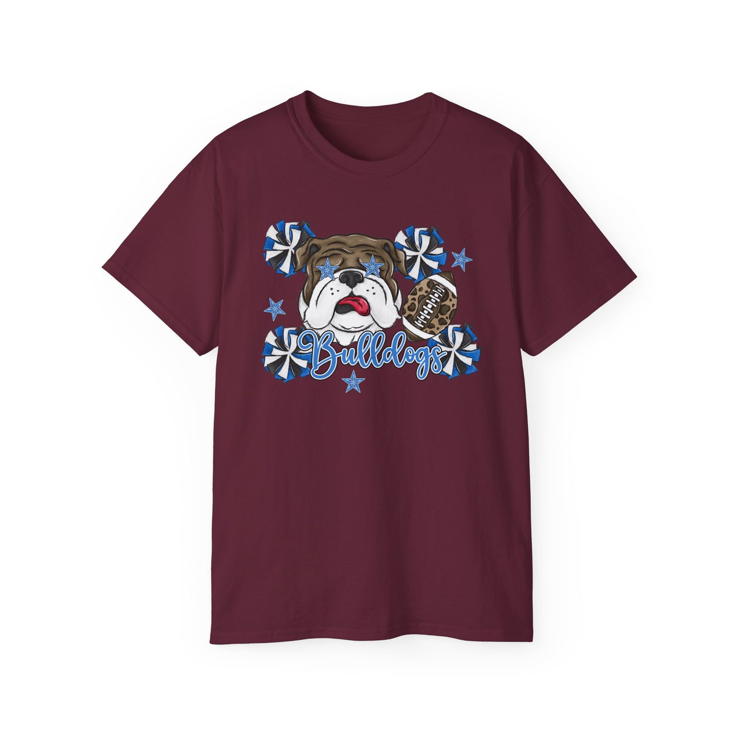 Bulldogs-Apparel Football Graphic/Bulldogs - Unisex Ultra Cotton Tee