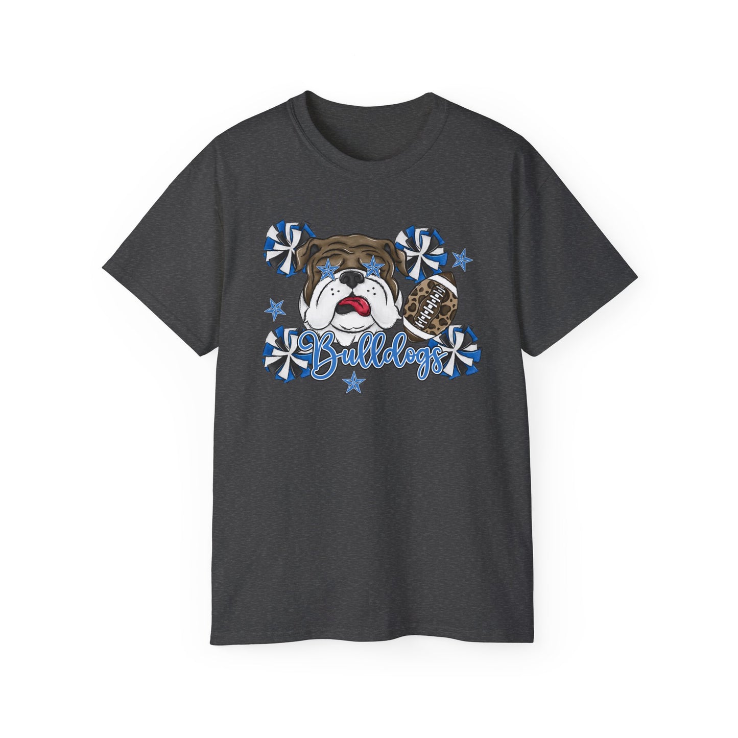 Bulldogs-Apparel Football Graphic/Bulldogs - Unisex Ultra Cotton Tee