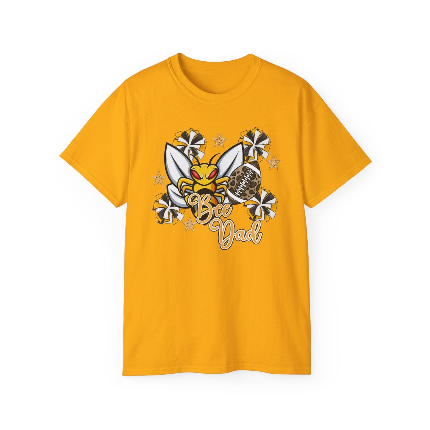 Bees-Apparel Football Graphic/Dad - Unisex Ultra Cotton Tee