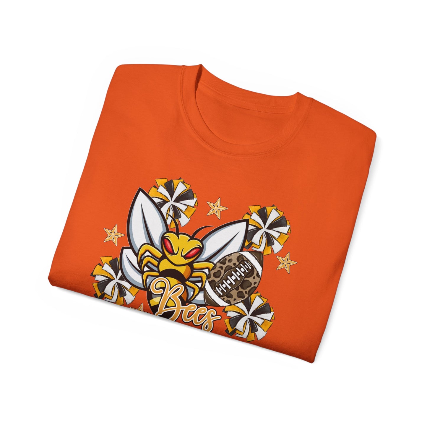 Bees-Apparel Football Graphic/Bees - Unisex Ultra Cotton Tee