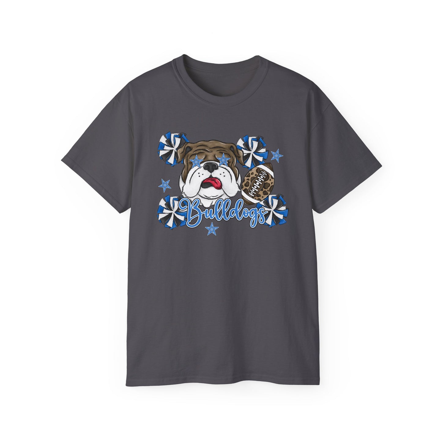 Bulldogs-Apparel Football Graphic/Bulldogs - Unisex Ultra Cotton Tee