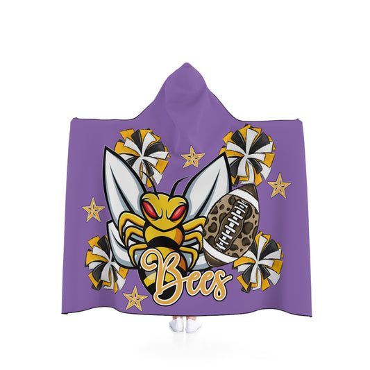 Bees-Apparel Bees Football- Hooded Blanket