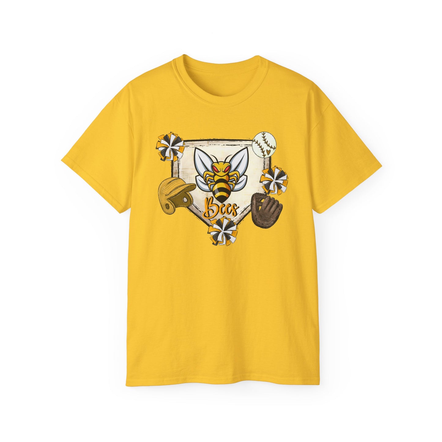 Bees-Apparel Baseball Mat - Unisex Ultra Cotton Tee