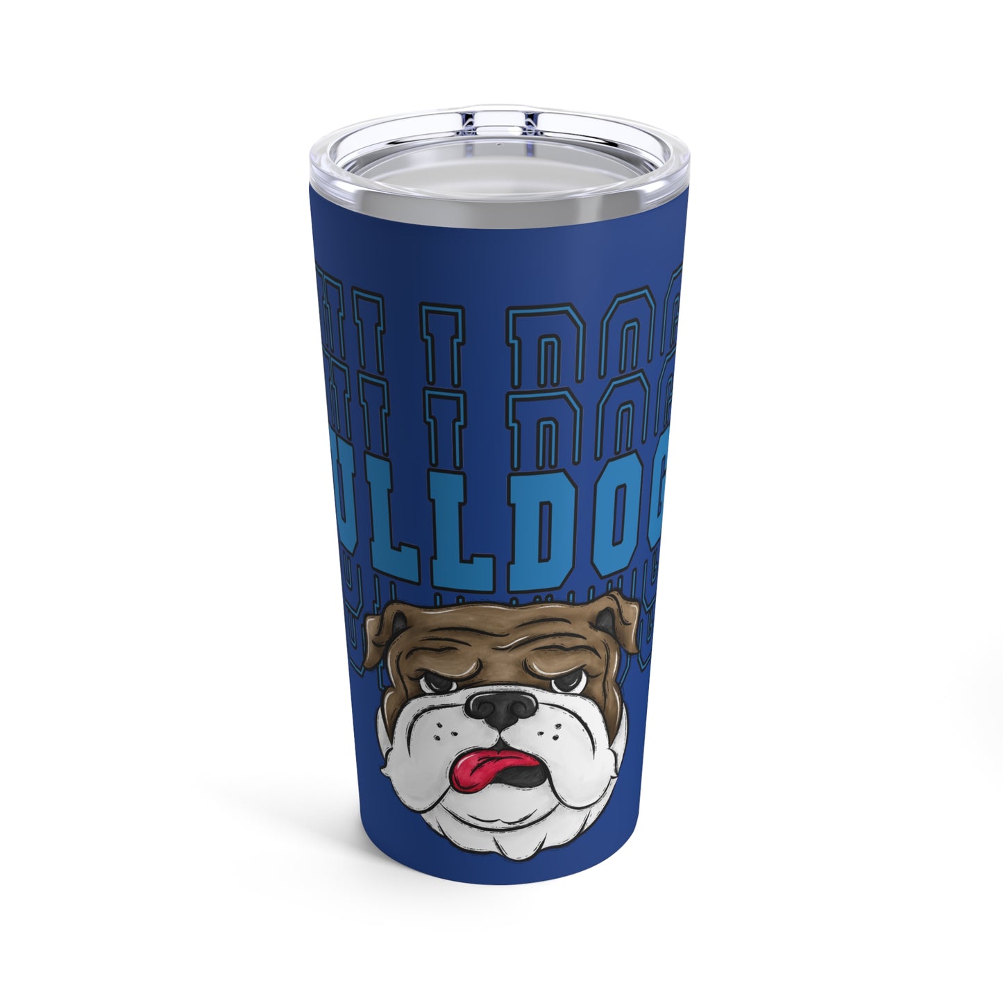 Bulldogs-Drinkware Stackable Font - Tumbler, 20 oz