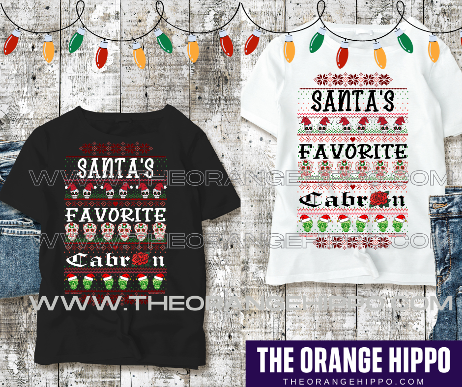 Santa's Favorite Cabron - PNG Christmas-Digital