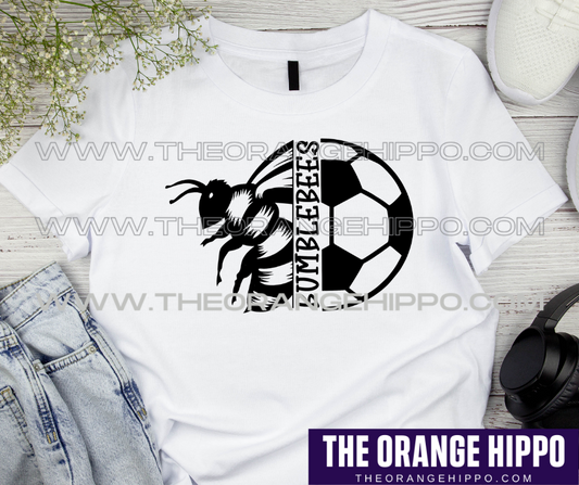 Bees-Mascot Soccer ver 1 - PNG, SVG & PDF Digital