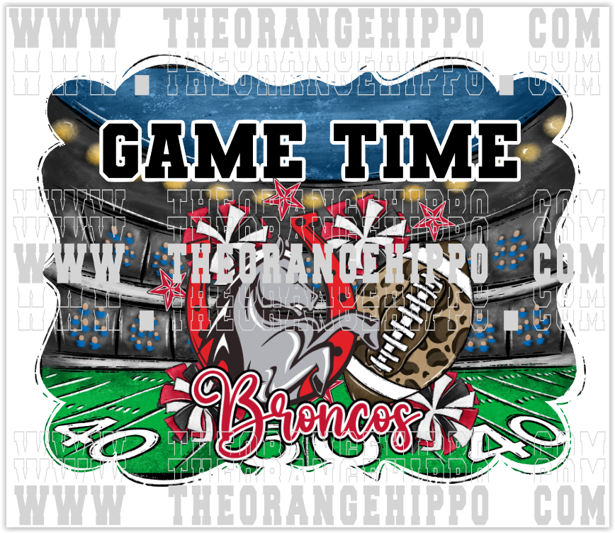 Broncos-Mascot Game Time - PNG Digital